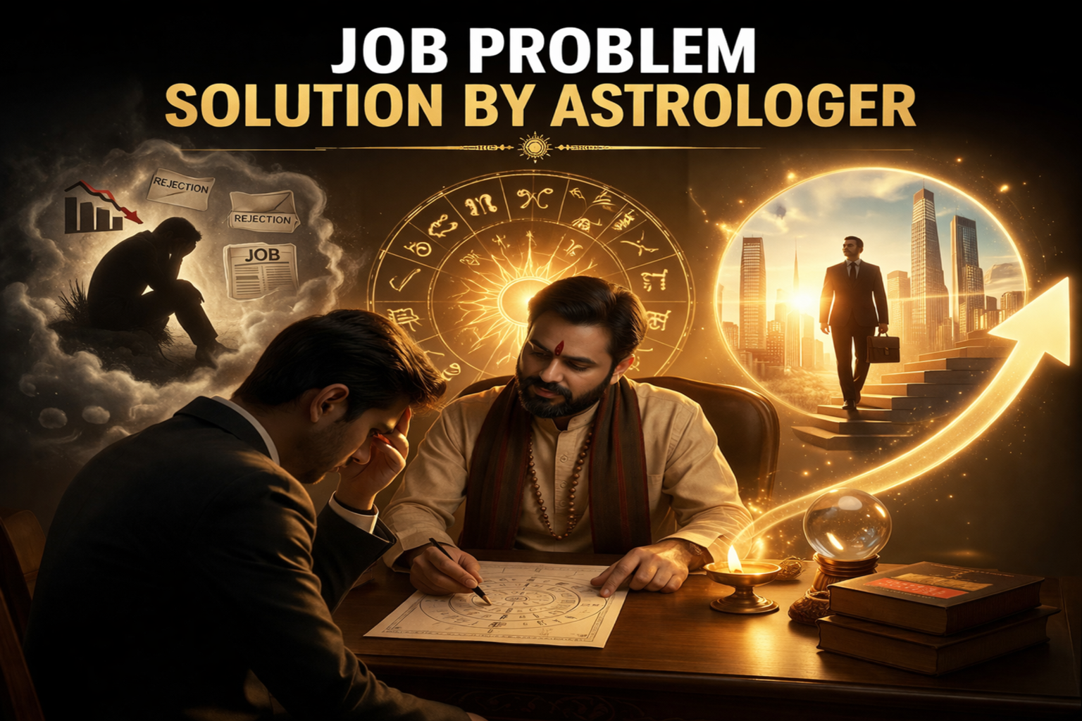 Job Problem Solution by Astrologer in Delhi | Expert Guidance by Guruji Ayush
